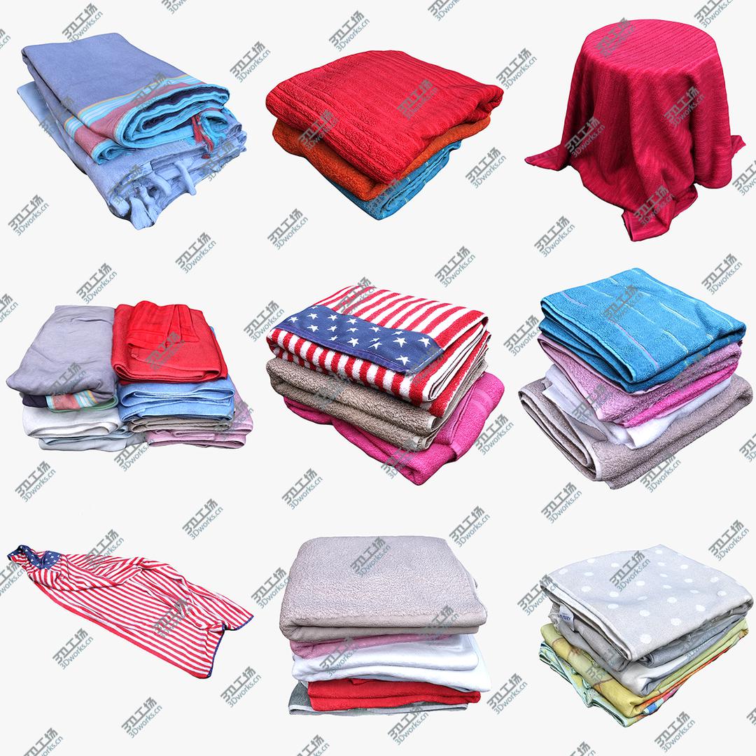 images/goods_img/2021040233/Clothes Collection 30 Towels 3D model/1.jpg
